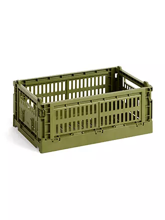 HAY | Boîte de rangement Colour Crate S | olive